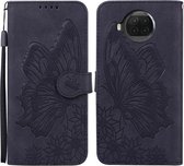 Voor Xiaomi Mi 10T Lite 5G Retro Skin Feel Butterflies Embossing Horizontale Flip Leather Case met houder & kaartsleuven & portemonnee (zwart)