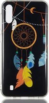 Feather Wind Chime Pattern Noctilucent TPU Soft Case voor Galaxy M10