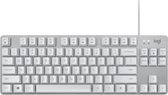 Logitech K835 Mini mechanisch bekabeld toetsenbord, rode schacht (wit)