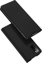 Voor Samsung Galaxy A02s 166.5mm Versie DUX DUCIS Skin Pro Serie Horizontale Flip PU + TPU Lederen Case met Houder & Kaartsleuven (Zwart)