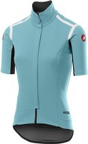 Castelli Gabba Ros  Fietsjack - Maat M  - Vrouwen - licht blauw/wit