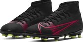 Nike Mercurial Superfly 8 Club FG/MG  Sportschoenen - Maat 34 - Unisex - zwart/roze/geel