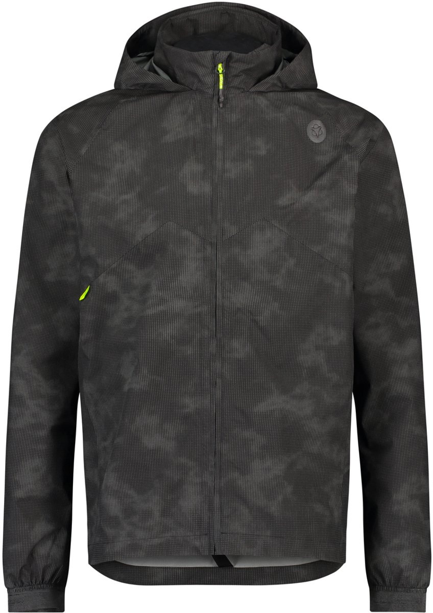 AGU Compact Regenjas Commuter Heren – Reflecterend Zwart
