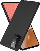 Luxe Siliconen Hoesje Geschikt Voor Samsung Galaxy A72 4G/5G - TPU Backcover Back Bescherm Hoes Cover Case - Telefoonhoesje Met Volledige Achterkant & Zijkant Protection - Bescherm