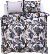 Inspirations - Dekbedovertrek - Katoen - 200 x 200/220 - Jungle Style White