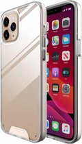 Voor iPhone 12 Pro Max Krasbestendig TPU + Acryl Space Case Beschermhoes (Transparant)