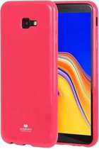 GOOSPERY I JELLY METAL TPU beschermhoes voor Galaxy J4 + (magenta)