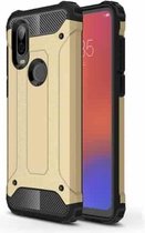 Magic Armor TPU + PC combinatiehoes voor Motorola P40 (goud)