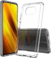 Voor Geschikt voor Xiaomi Poco X3 NFC krasbestendig TPU + acryl beschermhoes (transparant)