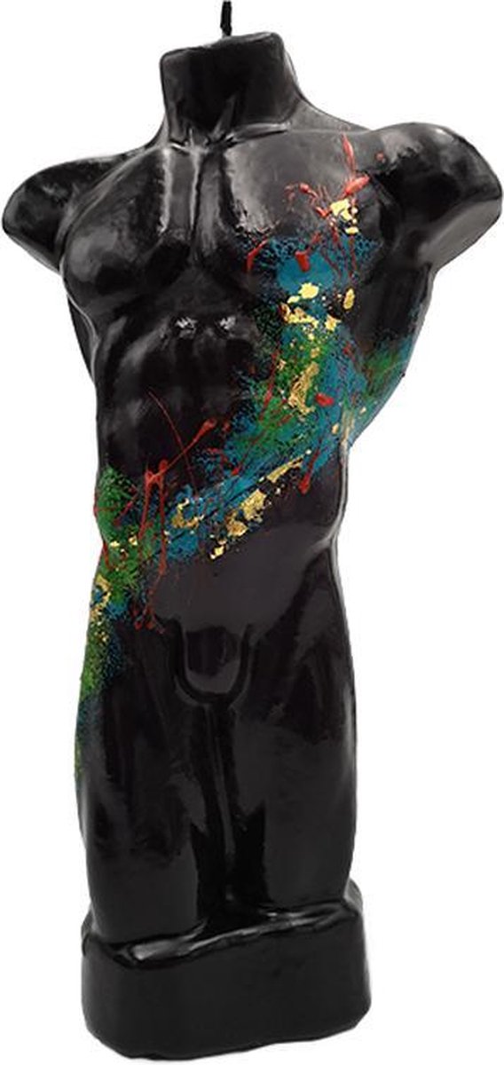 Sexy Mannelijke Torso Figuurkaars Mannelijke Figuur Kunstwerk  Art object Naked Body Torso