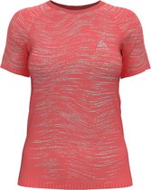 ODLO Blackcomb Ceramicool Shirt Dames - sportshirts - roze - maat L