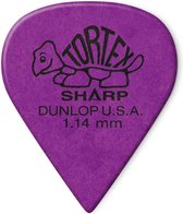 Dunlop Tortex Sharp Pick 1.14 mm 6-pack plectrum