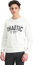 FnckFashion Heren Sweater CHAOTIC "Limited Edition" Off White Maat L