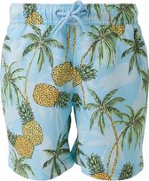 Björn Borg Loose Shorts Kenny Tropicana Blue - jongens zwemshort maat 158-164