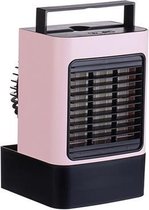 USB oplaadbare mini-airconditioner Home Bedroom Desk Fan (roze)