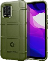 Voor Xiaomi Mi 10 Lite Volledige dekking schokbestendige TPU Case (Army Green)