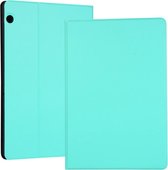 Universal Spring Texture TPU beschermhoes voor Huawei MediaPad T5, met houder (groen)