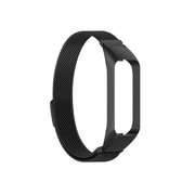 Voor Samsung Galaxy Fit 2 SM-R220 Milanese vervangende band horlogeband (zwart)