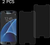 2 STKS voor Galaxy S7 / G930 0,26 mm 9H Oppervlaktehardheid 2,5D Explosiebestendig Gehard glas Niet-volledig scherm Film