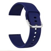 Voor Fitbit Versa 3 siliconen vervangende horlogeband (donkerblauw)