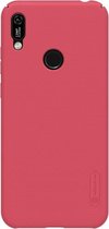 NILLKIN Frosted Concave-convex Texture PC Case voor Huawei Y6 (2019) (rood)
