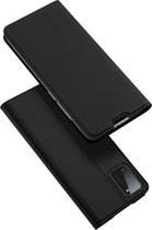 Voor Samsung Galaxy A41 DUX DUCIS Skin Pro Series horizontale flip PU + TPU lederen tas, met houder en kaartsleuven (zwart)