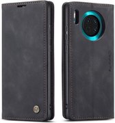 Voor Huawei Mate 30 4G / 5G CaseMe-013 Multifunctionele horizontale flip lederen tas met kaartsleuf & houder & portemonnee (zwart)