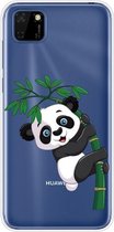 Voor Huawei Y5p / Honor 9S schokbestendig geverfd TPU beschermhoes (bamboe panda)