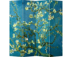 Fine Asianliving Kamerscherm Scheidingswand B160xH180cm 4 Panelen Van Gogh Amandelbloesem