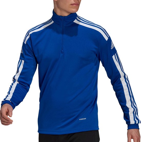 adidas Squadra 21 Training Top  Sporttrui - Maat L  - Mannen - blauw/wit