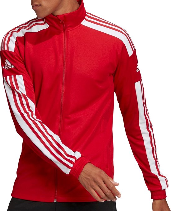 Veste de sport adidas Squadra 21 Training Jacket - Taille M - Homme - Rouge/Blanc