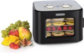 Klarstein Tutti Frutti droogautomaat 400W - Temperatuur 35-80°C - 3D circulatie - 8 liter . max. 55 dB - Zwart
