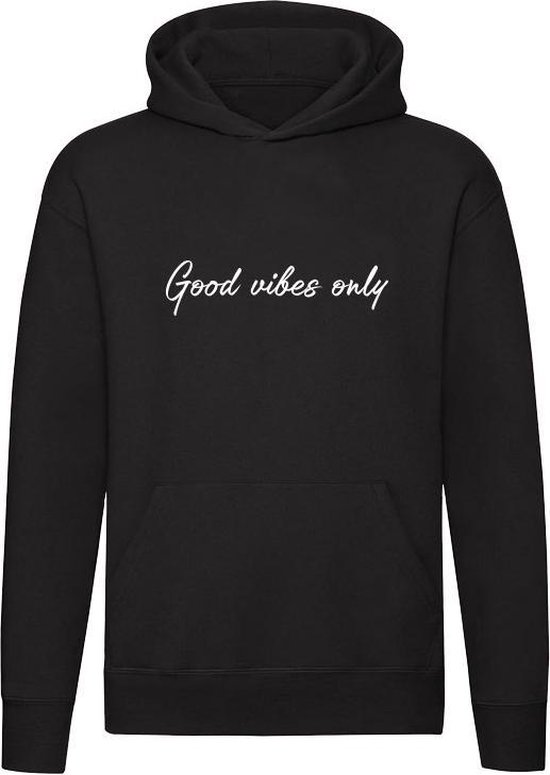 Good Vibes Only Hoodie | sweater | trui | liefde | geluk | positiviteit | unisex | capuchon