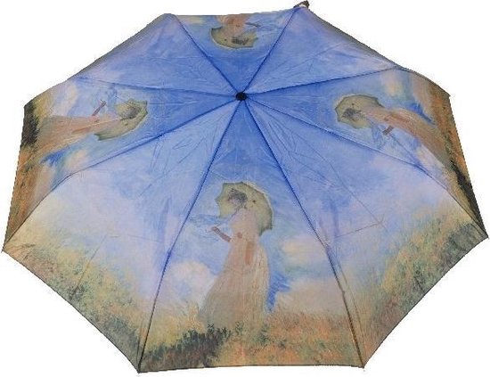 Happy Rain paraplu mini manueel alu light Art Monet 'Femme à l'ombrelle'
