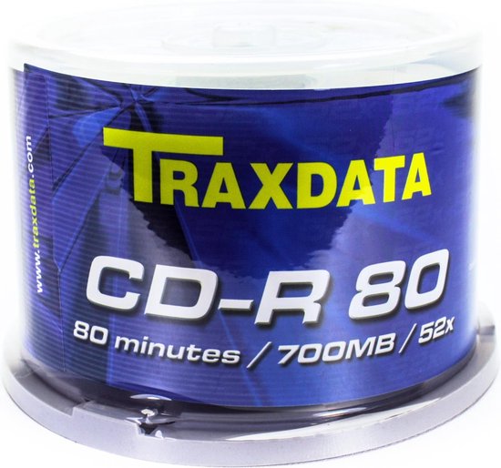 Traxdata CD-R 700MB/80 minuten 52x 50pk