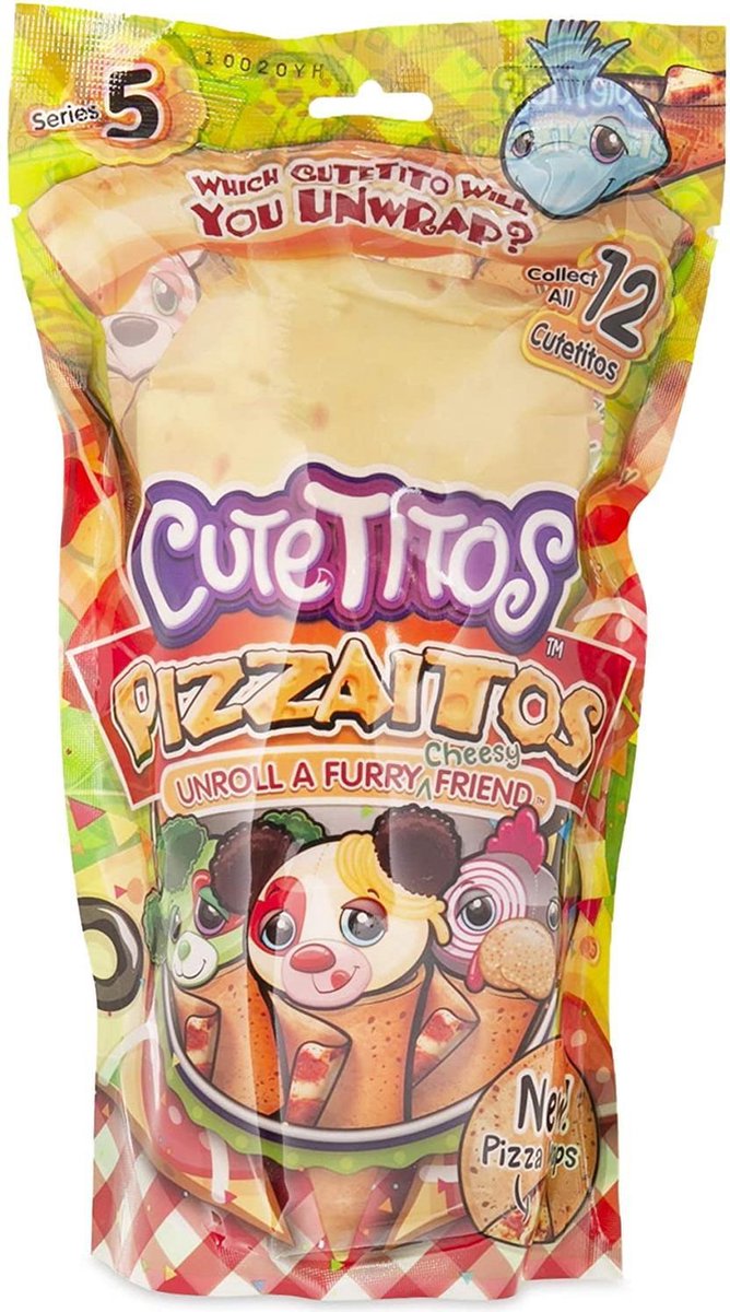 Cutetitos Pizzaitos Assortment - Knuffel - Pizza knuffel - dieren knuffel