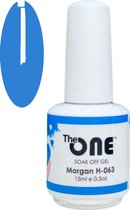 The One Pro - Gellak 15ml - kleur Morgan Blauw H063