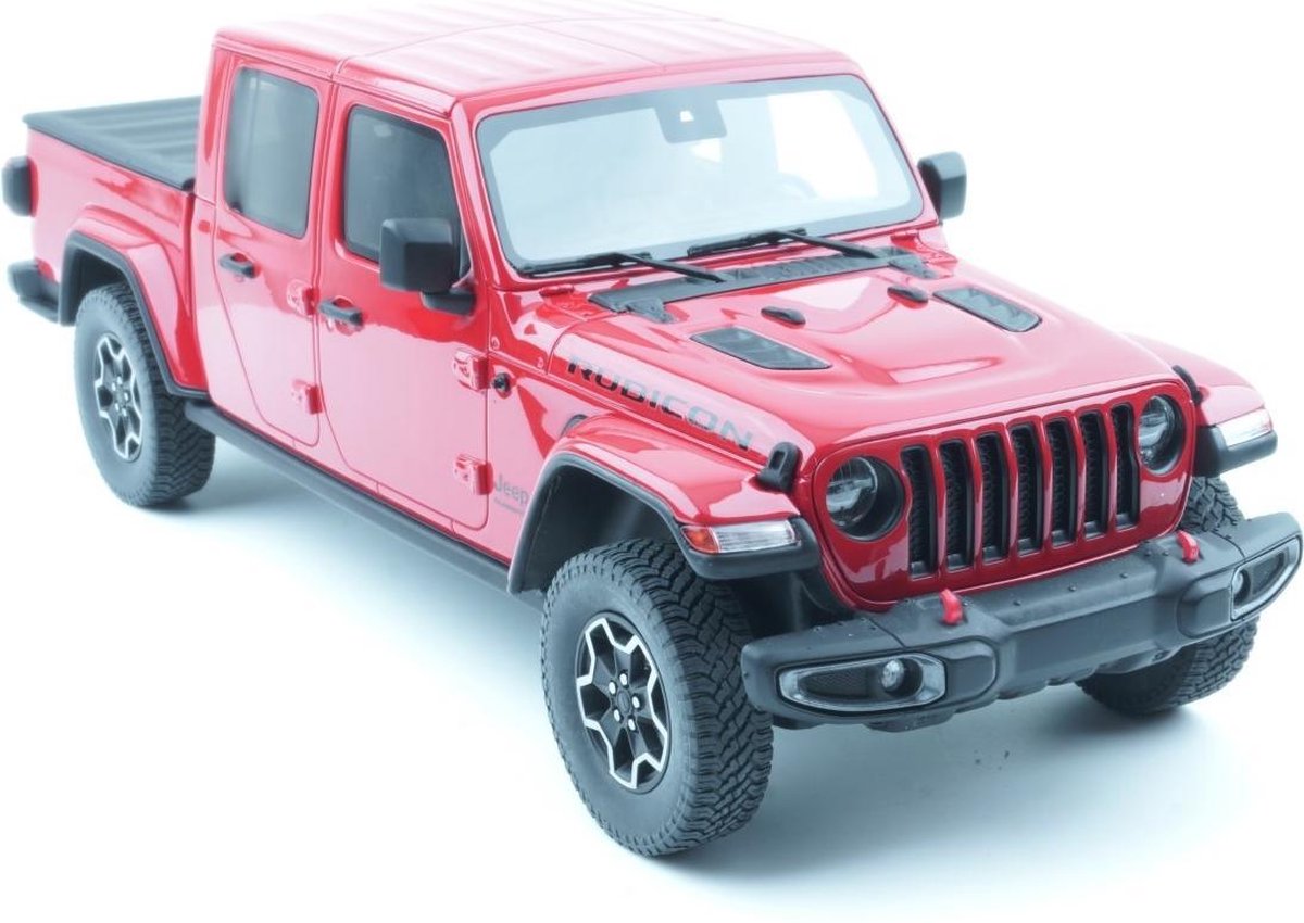 GT SPIRIT Jeep Gladiator 赤 1:18 GT Spirit Jeep Gladiator Rubicon 2019 Firecracker Rood 1:18 | bol