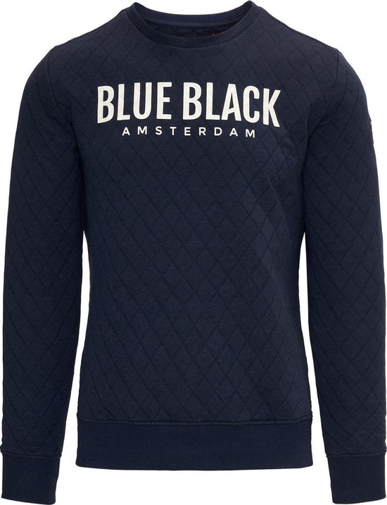 Blue Black Amsterdam Jongens Trui Mathijs 3.0 Blauw Maat 164