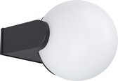 EGLO Rubio Wandlamp Buiten - E27 - 17 cm - Zwart/Wit