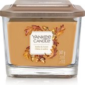 Yankee Candle Elevation Medium Geurkaars - Amber & Acorn