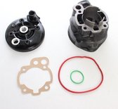 Cilinder kit Minarelli AM-5/6 LC 75cc. incl. kop gietijzer met 5 spoelpoorten en met hardstalen cilinderwand 49.00mm.  Aprilia RS50, RX, MX, Tuono Yamaha TZR50, DT50-R M-H Furia, R