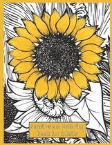 Sunflowers Coloring Book for Adults