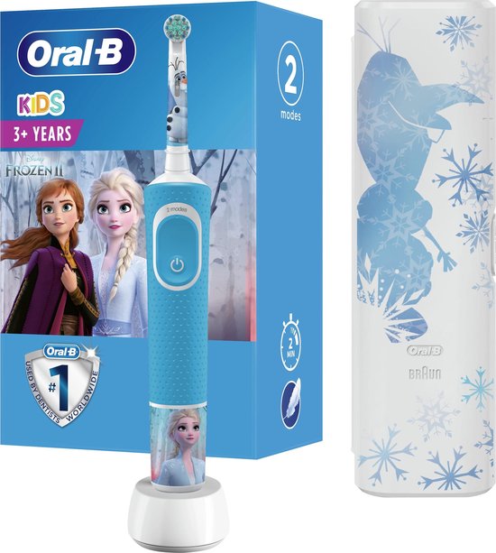 Oral-B Kids Frozen 2 Elektrische Tandenborstel - Powered Braun - 1 Handvat en | bol.com