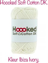 Soft Cotton DK 50g. Ibiza Ivory (wit)