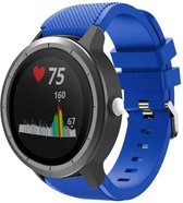 Siliconen Smartwatch bandje - Geschikt voor  Garmin Vivoactive 3 siliconen bandje - blauw - Horlogeband / Polsband / Armband