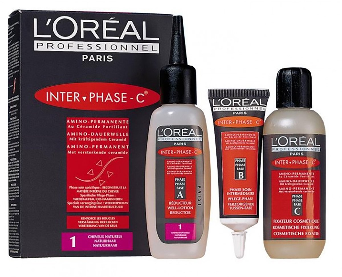 L’Oréal Professionnel - Vorm - Inter Phase-C Nr. 1 - Permanent voor alle haartypes - 100/75/25