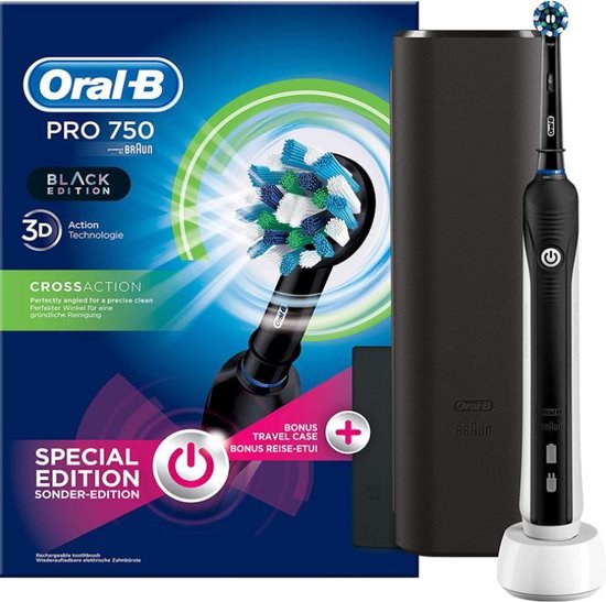 Pa sieraden Onafhankelijkheid Braun Oral-B Pro 750 zwart | bol.com