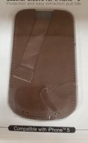 Qware, iPhone 5 Leather Sleeve (Brown)