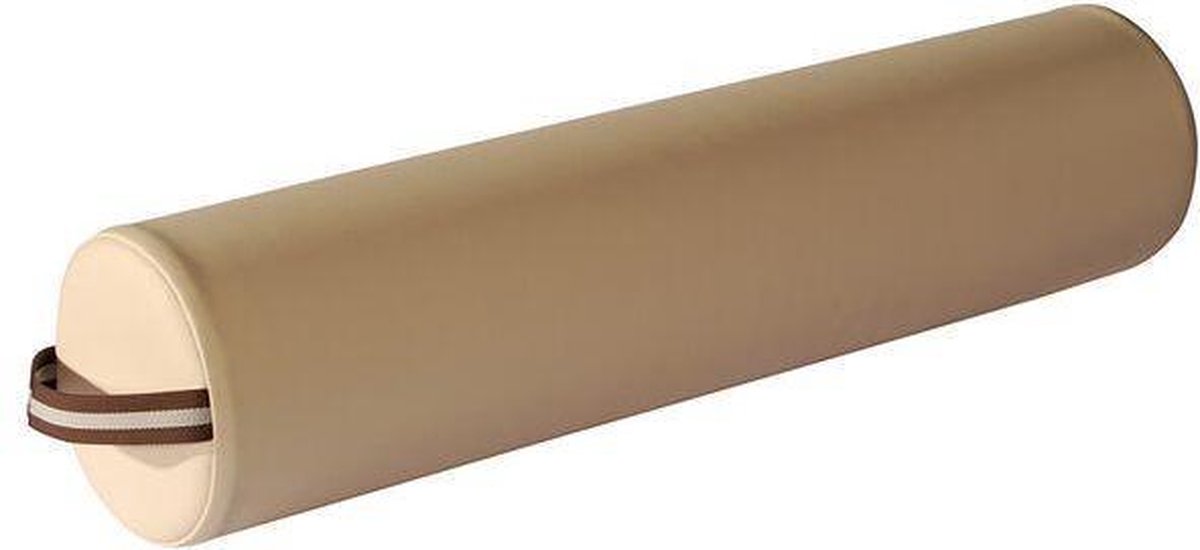 Goedkoopste ZenGrowth® Massagetafel Knierol Rond – Beige – 66 cm x 15 cm – Rolkussen – Kniekussen – Handige ritssluiting – Comfortabel - Hygiënisch